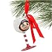 Ohio State Buckeyes Hand-Painted Mini Wine Glass Christmas Ornament