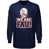 NCAA Florida Atlantic University Owls Navy Blue We Are Long Sleeve T-shirt