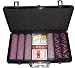 300pc Nexgen Premium 14 gram Purple/Gray/Black Executive Poker Chip Set