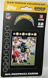 Sporting Goods : Topps NFL Football Cards 2008 San Diego Chargers Team Set