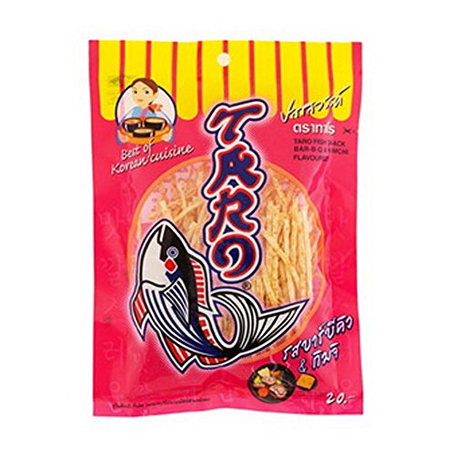 Foodkoncept Thai Taro Fish Snack BBQ & Kimchi Flavor 7.5g (Pack of 12)