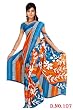 Ekaa Georgette Printed Casual Saree Sari Bellydance fabric