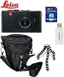 Leica D-Lux 4 10.1MP 2.5X Digital Camera Black + Tonino Lamborghini LM-2104 Camera Case Carry Bag + Willoughby's 8GB Travelers Package