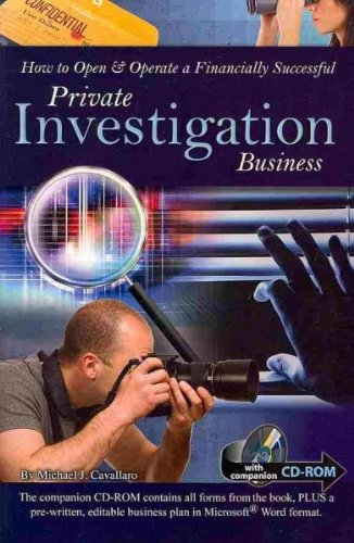 How to Open & Operate a Financially Successful Private Investigation Business [With CDROM]   [HT OPEN & OPERATE FINANCI-W/CD] [Paperback]