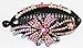 Banana Hair Clip: Ribbon Design with Beautiful Crystals