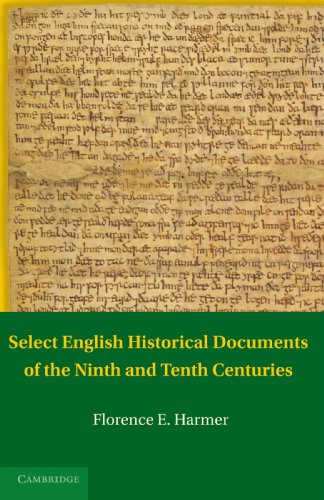 Select English Historical Documents of the Ninth and Tenth Centuries