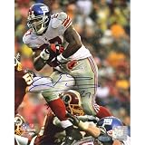 Steiner Sports NFL Brandon Jacobs Goal Line Touchdown Vs Redskins Autographed 8-by-10-Inch Photograph
