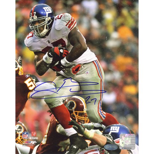 Steiner Sports NFL Brandon Jacobs Goal Line Touchdown Vs Redskins Autographed 8-by-10-Inch Photograph