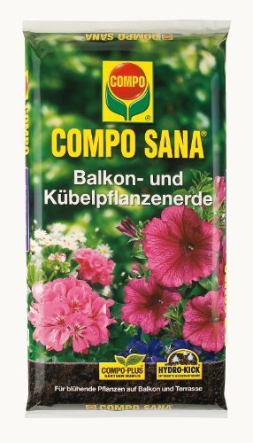 Compo 1182704 Sana Balkon- und Kübelpflanzenerde 50 Liter Beutel