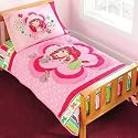 STRAWBERRY SHORTCAKE 4PC TODDLER BEDDING Set Crib Girl