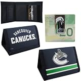 JF Sports Vancouver Canucks Wallet and Money Clip Combo