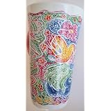 Disney Minnie Mouse Mosiac Hawaiian Hula Ceramic Mug