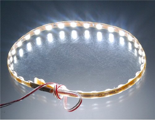 30 cm Water Resistant Blue Light LED Light Strip , White