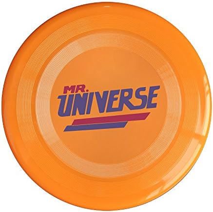 Mr. Universe Plastic Flying Dics Flying Disc Orange