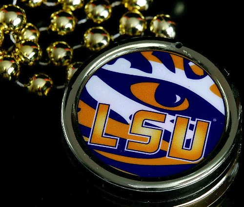Illumasport 50-039-01 LSU EYE Mardi Gras Bead-Ornament