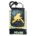 Elvis Lanyard Pouch Circle and Silhouette Playing Guitar (Multicolor, Black)
