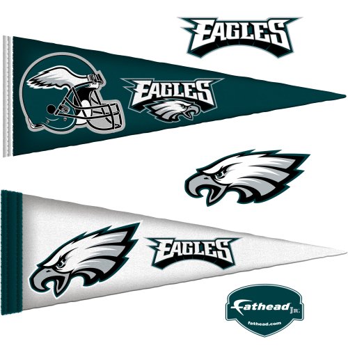 NFL Philadelphia Eagles Junior Logo Pennants Wall Graphic