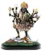 Goddess Kali Statue with Shiva on a Base