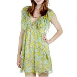 Flirty Yellow Ruffle Mini Dress