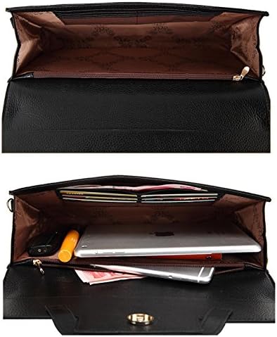 QISHI YUHUA MD Womens The New Chain Crocodile Red Genuine Leather Envelope Clutch Bag Chain Bag Shoulder Bag Dinner