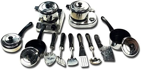 Learning Resources Durable and Safe Pretend &amp; Play Cookware Cooking Toys 13 Pieces of a Set