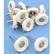 12 Jewelry Polishing Buffing Wheels Mandrel fits Dremel