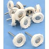 12 Jewelry Polishing Buffing Wheels Mandrel fits Dremel