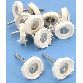 Buy 12 Jewelry Polishing Buffing Wheels Mandrel fits Dremel by JSP now!
