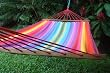 Weather Resistant Hammock in soft and comfortable 100% Cotton, with Polyester Strings, 51 Inches Wide, 91 Long