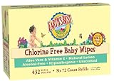 Earths Best Value Pack Baby Wipes Refill 432ct. --