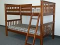 Bunk Bed Twin over Twin Mission style in Expresso