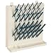 Bel-Art Scienceware 189330014 Lab-Aire II Single-Sided Non Electric Wall Mount Drying Rack, 14.75" Width x 5" Depth x 16.4" Height