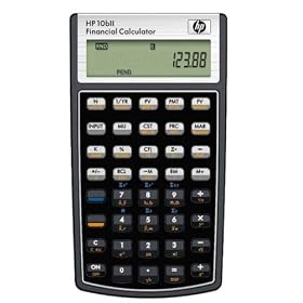 10bII Financial Calculator by Hewlett-Packard