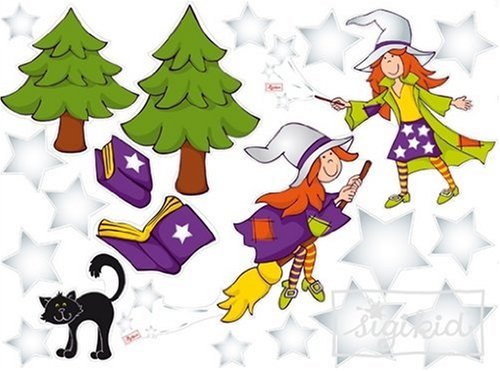 Sigikid 23615 - Hexe Hixi Wallsticker Preisvergleich
