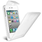 Amzer® Flip Case for iPhone 4 and iPhone 4S | White