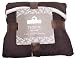 Microfiber Patch Throw 50" X 60" Color Brown
