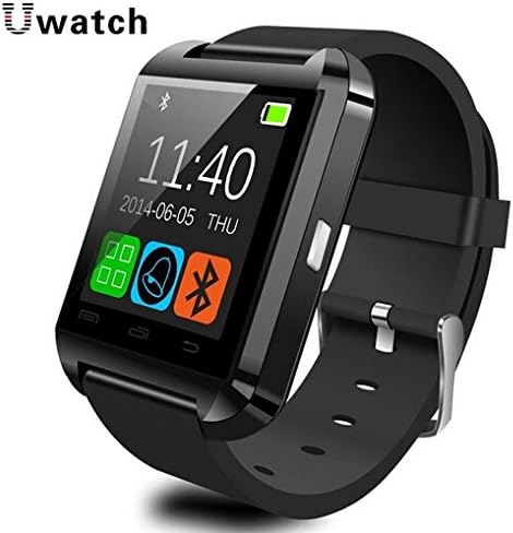 U8 Bluetooth Smart Watch Wristwatch Phone Fit for Smartphones IOS Apple iPhone Android Samsung S2/s3/s4/s5/note 2/note 3 HTC (Black)