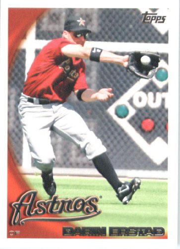 2010 Topps Baseball Card #87 Darin Erstad Houston Astros - Mint Condition - Shipped In Protective ScrewDown Display Case!