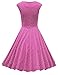 MUXXN Women's Elegant Sweetheart Neckline Fit and Flare Cocktail Dress