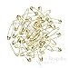 1000 Medium-Sized Safety Pins for Crafts and Fashion, Gold Color