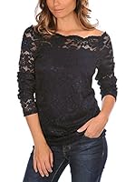 La Bella Donna Camiseta Manga Larga Patricia (Azul Oscuro)