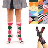 Urban Boundaries Fashion Argyle & Stripe Socks
