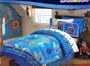 6 Pieces Dan River Blue Pirate Buried Treasure Comforter Bedding & Sheet Set Twin Bed-in-a-bag