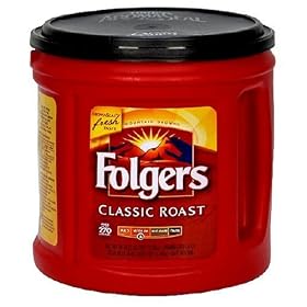 Folgers Classic Roast Ground Coffee, 39-Ounce Can
