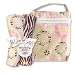 Blooming Bouquet Gift Sets - SWEET SAFARI PINK - Bottle Bag & Burp Set