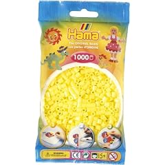 Hama Perlen 207-43 - Perlenbeutel 1000 St�ck pastell-gelb