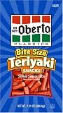 Oh Boy! Oberto Teriyaki Snacks Bite Size, 7.21-Ounce Packages (Pack of 6)