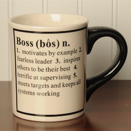 Tumbleweed Pottery Boss Definition Occupational Coffee Mugs