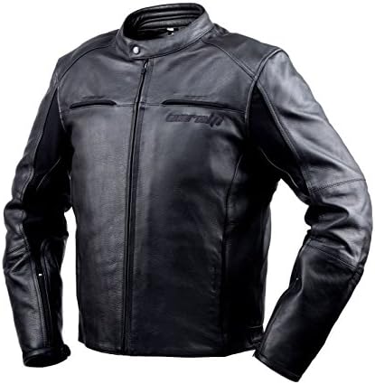 Storm Motorcycle Racing Leather Jacket (XL)