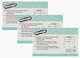 Delonghi FK6 Deep Fryer Filter Kit, 3 Pack, Includes 9 Oil Vapor, 9 Charcoal, & 18 Paper Filters